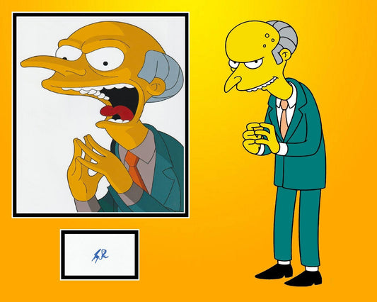 HARRY SHEARER SIGNED THE SIMPSONS PHOTO MOUNT