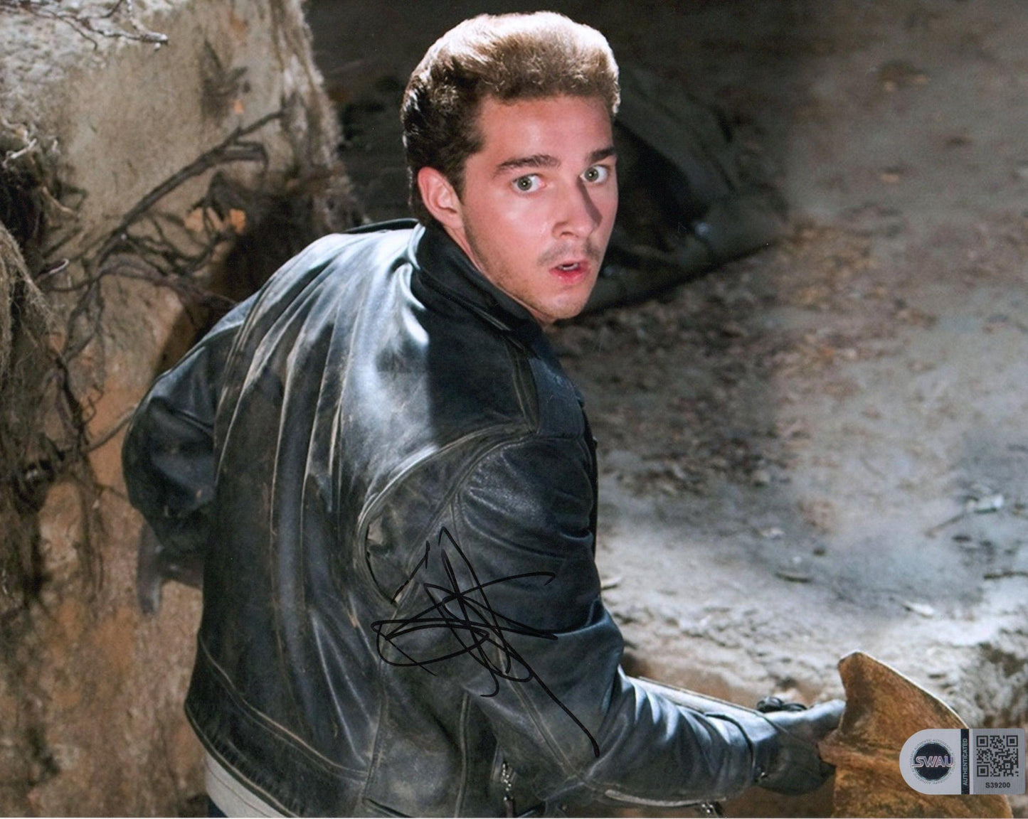 SHIA LaBEOUF SIGNED INDIANA JONES 8X10 PHOTO (1) ALSO SWAU