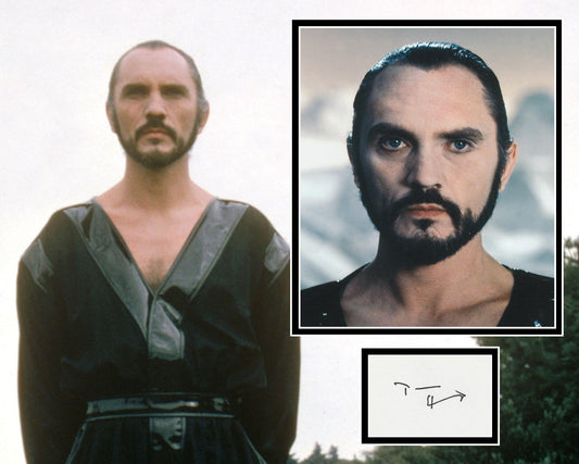 TERENCE STAMP SIGNED SUPERMAN PHOTO MOUNT