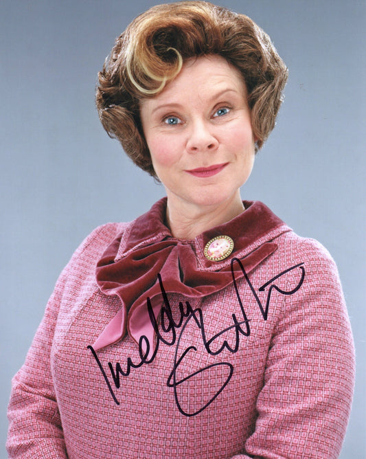 IMELDA STAUNTON SIGNED HARRY POTTER PHOTO (1)