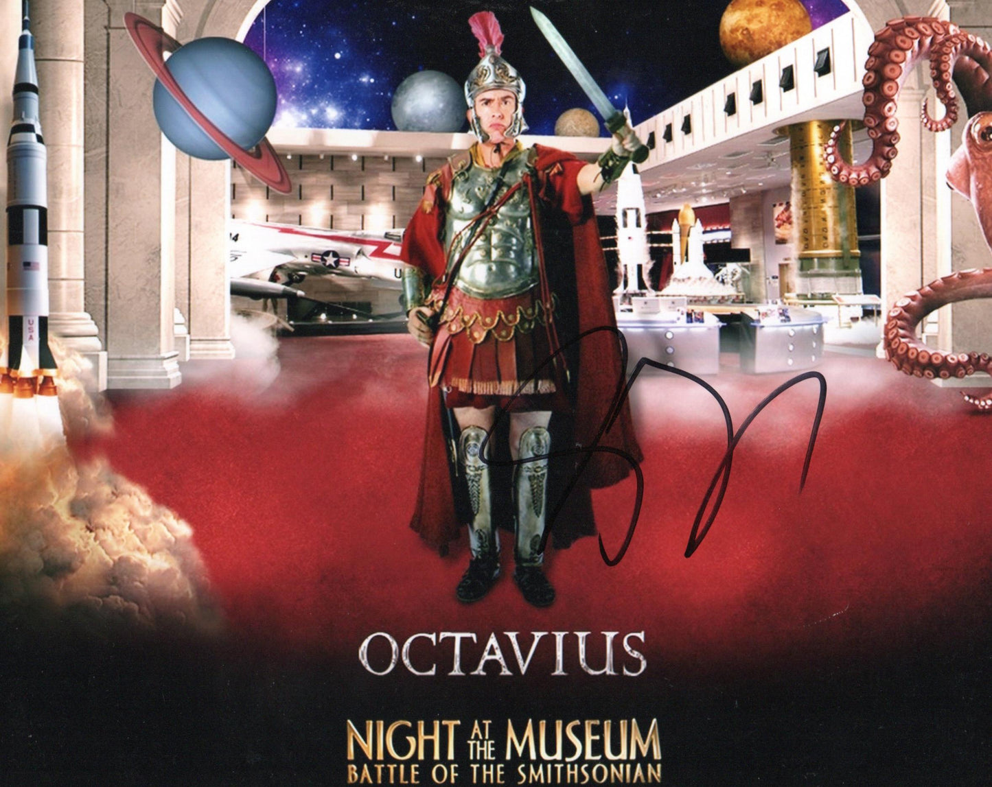 STEVE COOGAN SIGNED NIGHT AT THE MUSEUM 8X10 PHOTO (1)