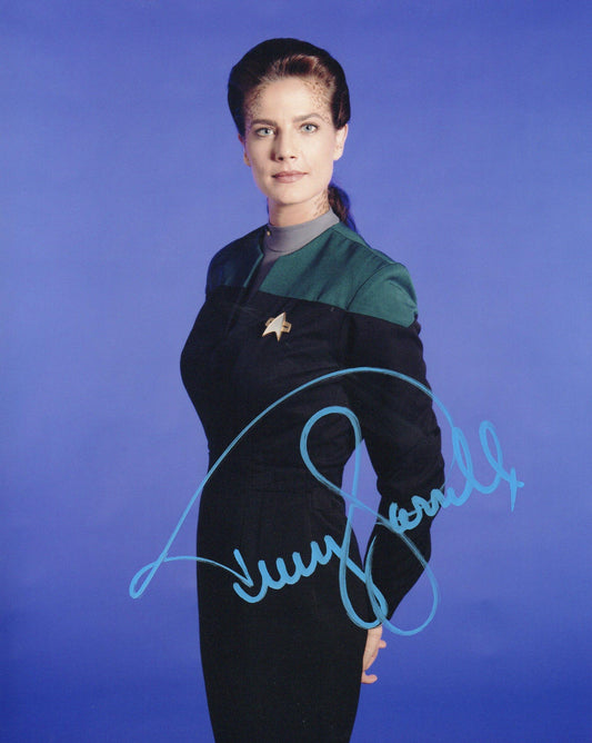 TERRY FARRELL SIGNED STAR TREK DEEP SPACE NINE 10X8 PHOTO (14)