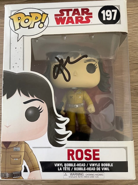 KELLY MARIE TRAN SIGNED ROSE STAR WARS FUNKO POP (1) ALSO SWAU