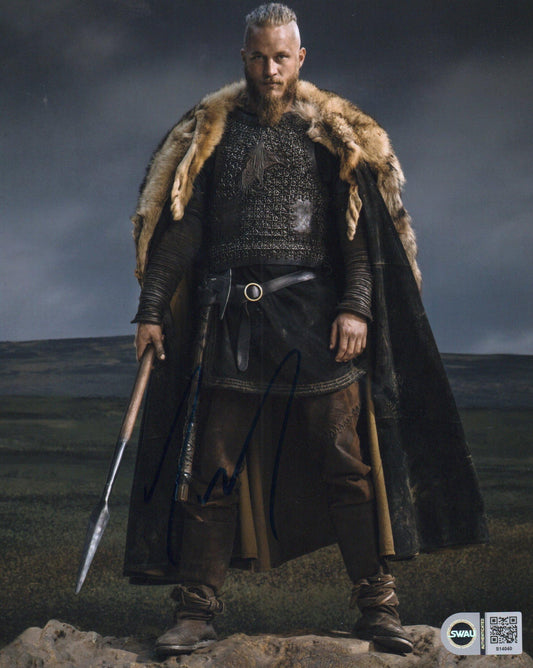 TRAVIS FIMMEL SIGNED VIKINGS 8X10 PHOTO (1) ALSO SWAU