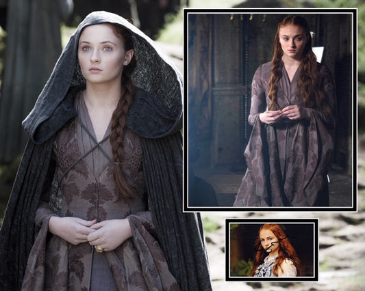 SOPHIE TURNER SIGNED GAME OF THRONES PHOTO MOUNT UACC REG 242