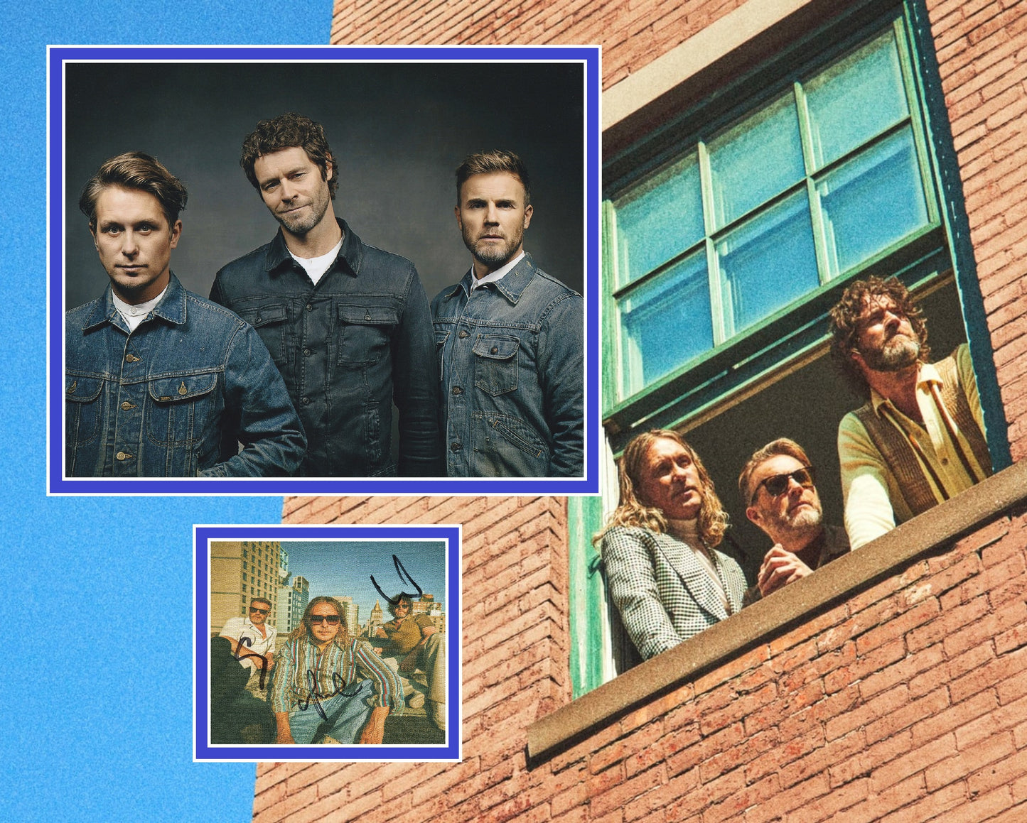 TAKE THAT SIGNED PHOTO MOUNT