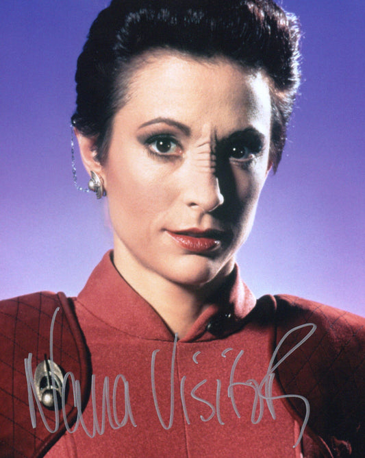 NANA VISITOR SIGNED STAR TREK DEEP SPACE NINE 10X8 PHOTO (1)