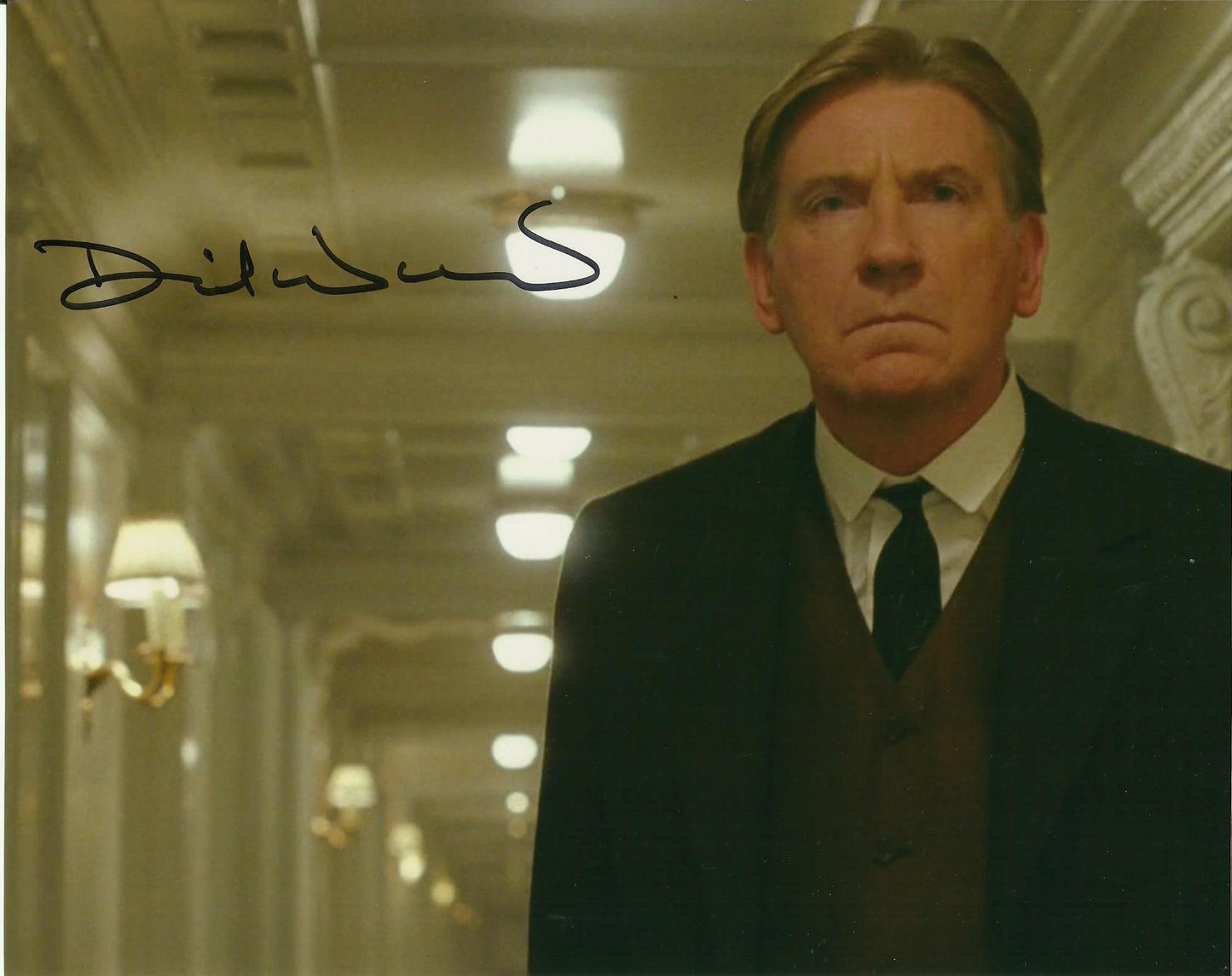 DAVID WARNER SIGNED TRON 8X10 PHOTO