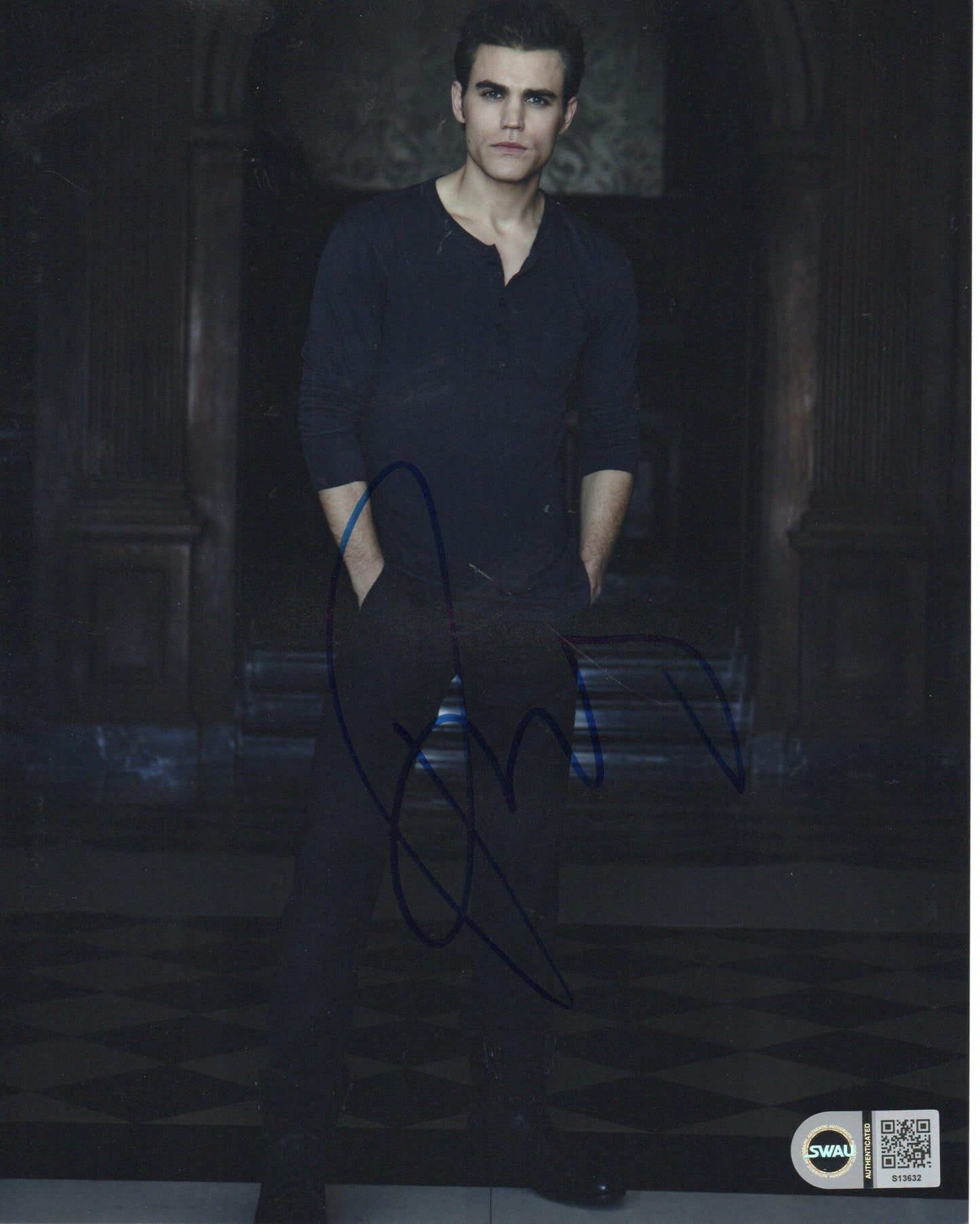 PAUL WESLEY SIGNED THE VAMPIRE DIARIES 8X10 PHOTO (1) ALSO SWAU
