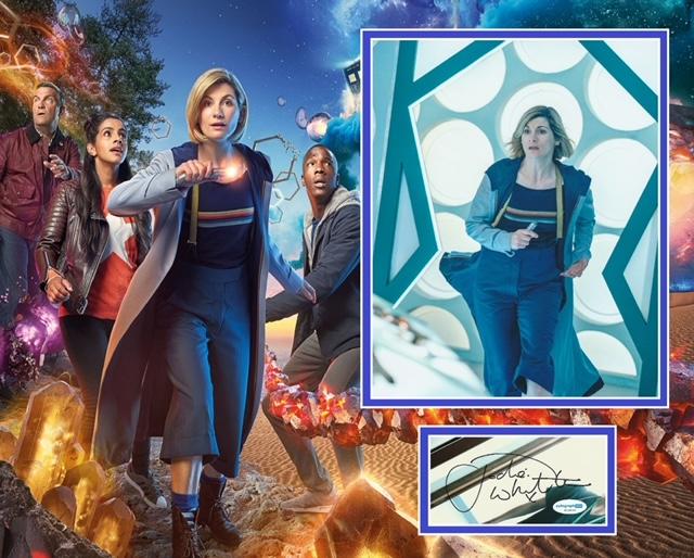 JODIE WHITTAKER SIGNED DR WHO PHOTO MOUNT ALSO ACOA