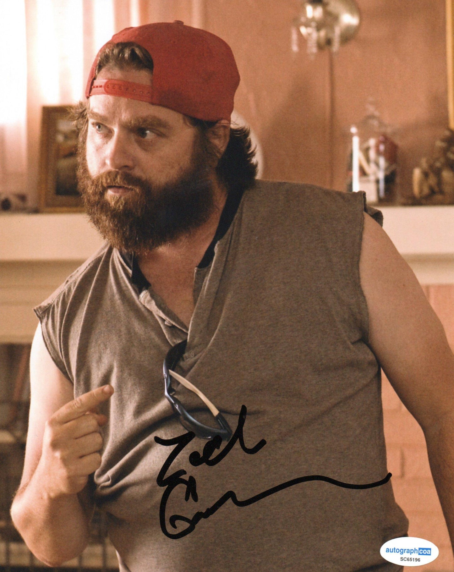 ZACH GALIFIANAKIS SIGNED YOUTH IN REVOLT 8X10 PHOTO ALSO ACOA (1)