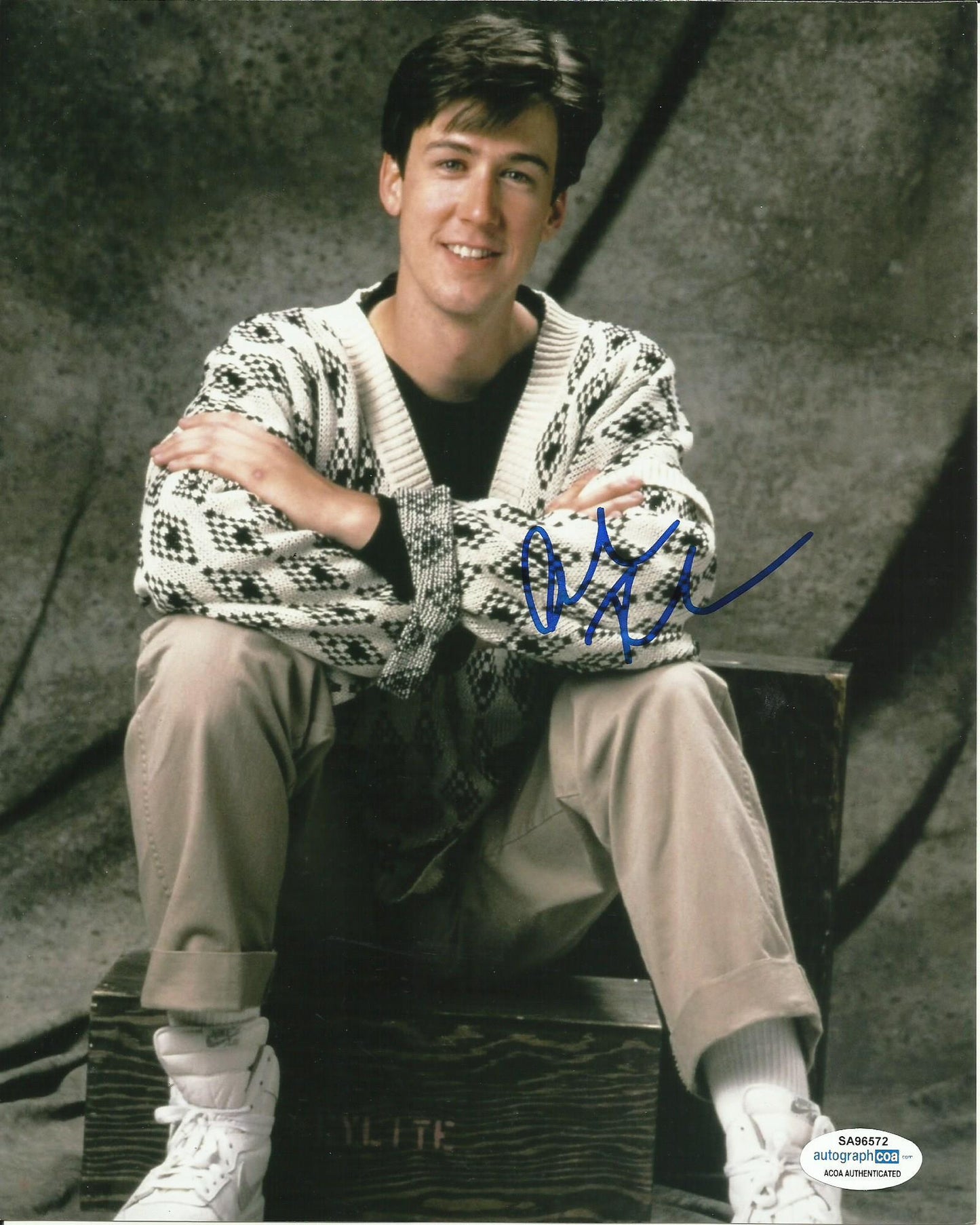 ALAN RUCK SIGNED FERRIS BUELERS DAY OFF 8X10 PHOTO (6) ALSO ACOA