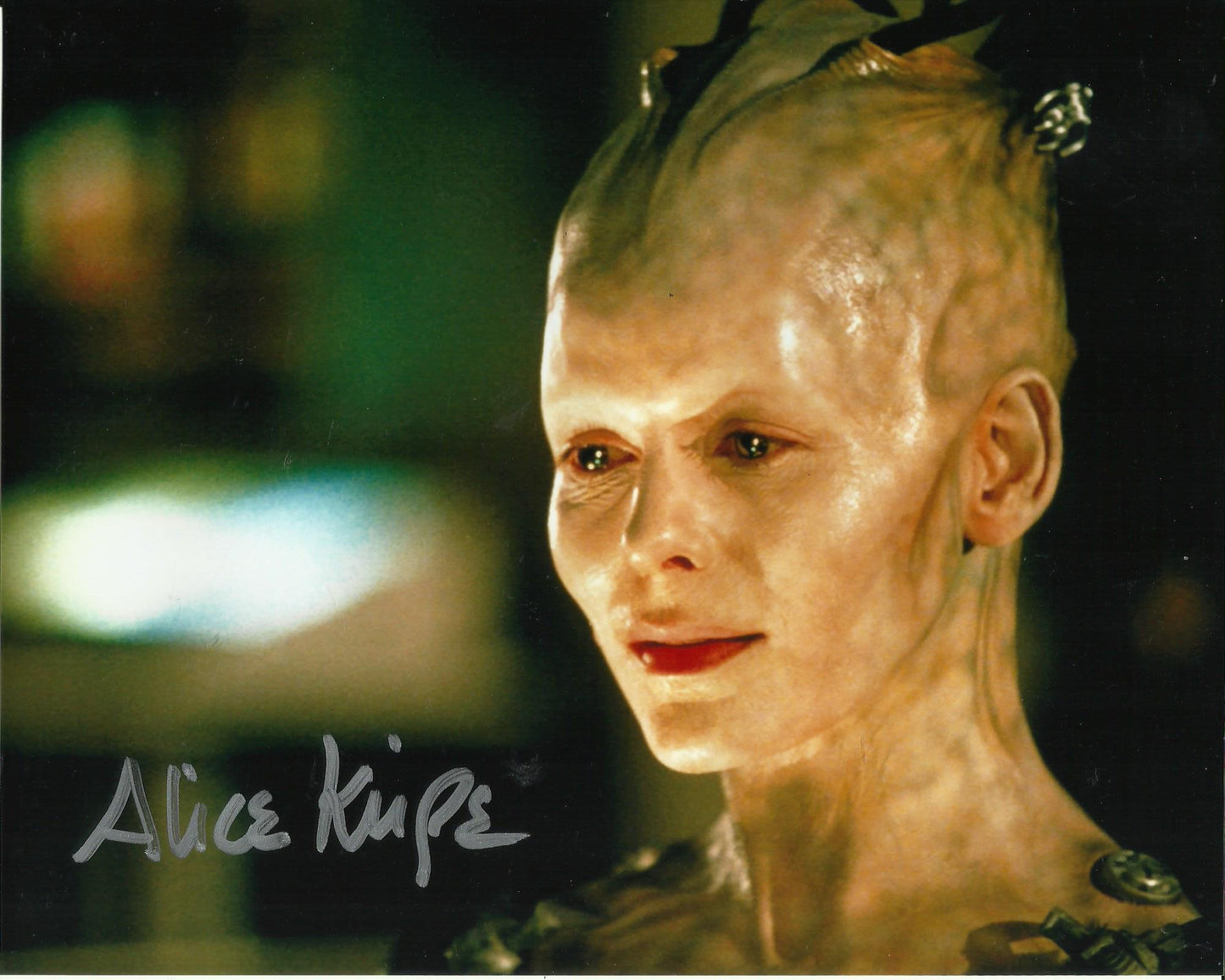ALICE KRIGE SIGNED STAR TREK 8X10 PHOTO (2)