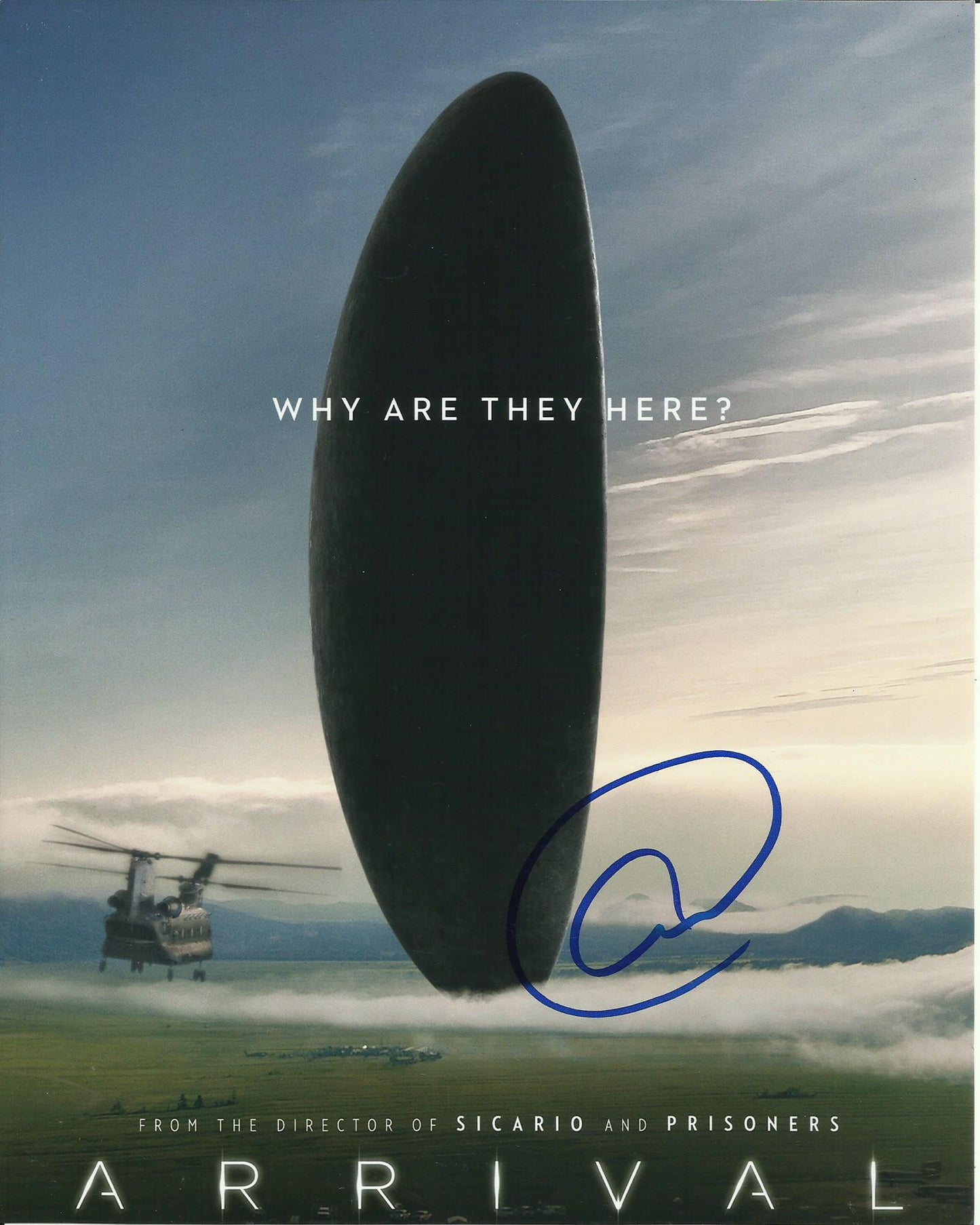 AMY ADAMS SIGNED ARRIVAL 10X8 PHOTO