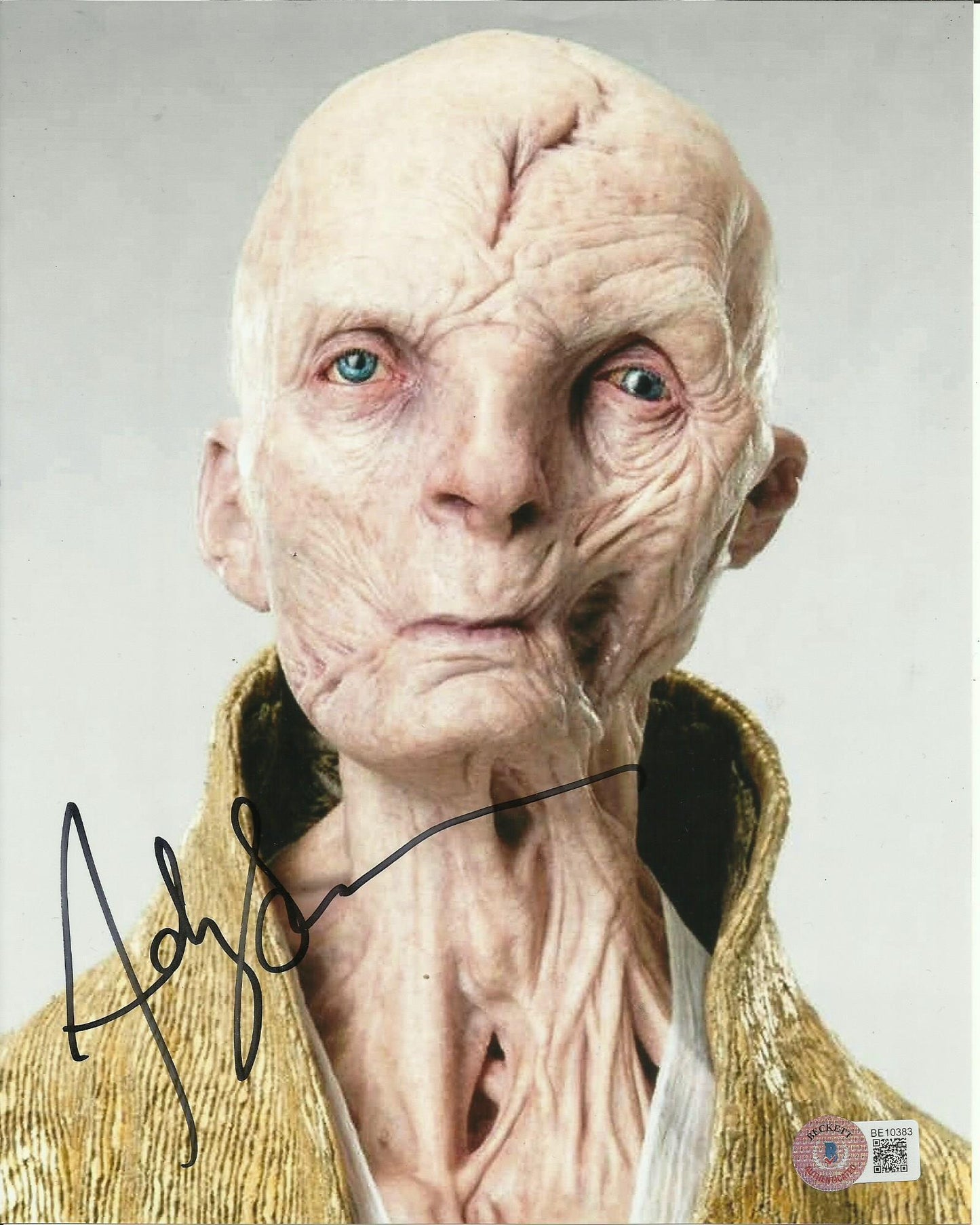 ANDY SERKIS SIGNED STAR WARS 8X10 PHOTO (1) ALSO BECKETT COA