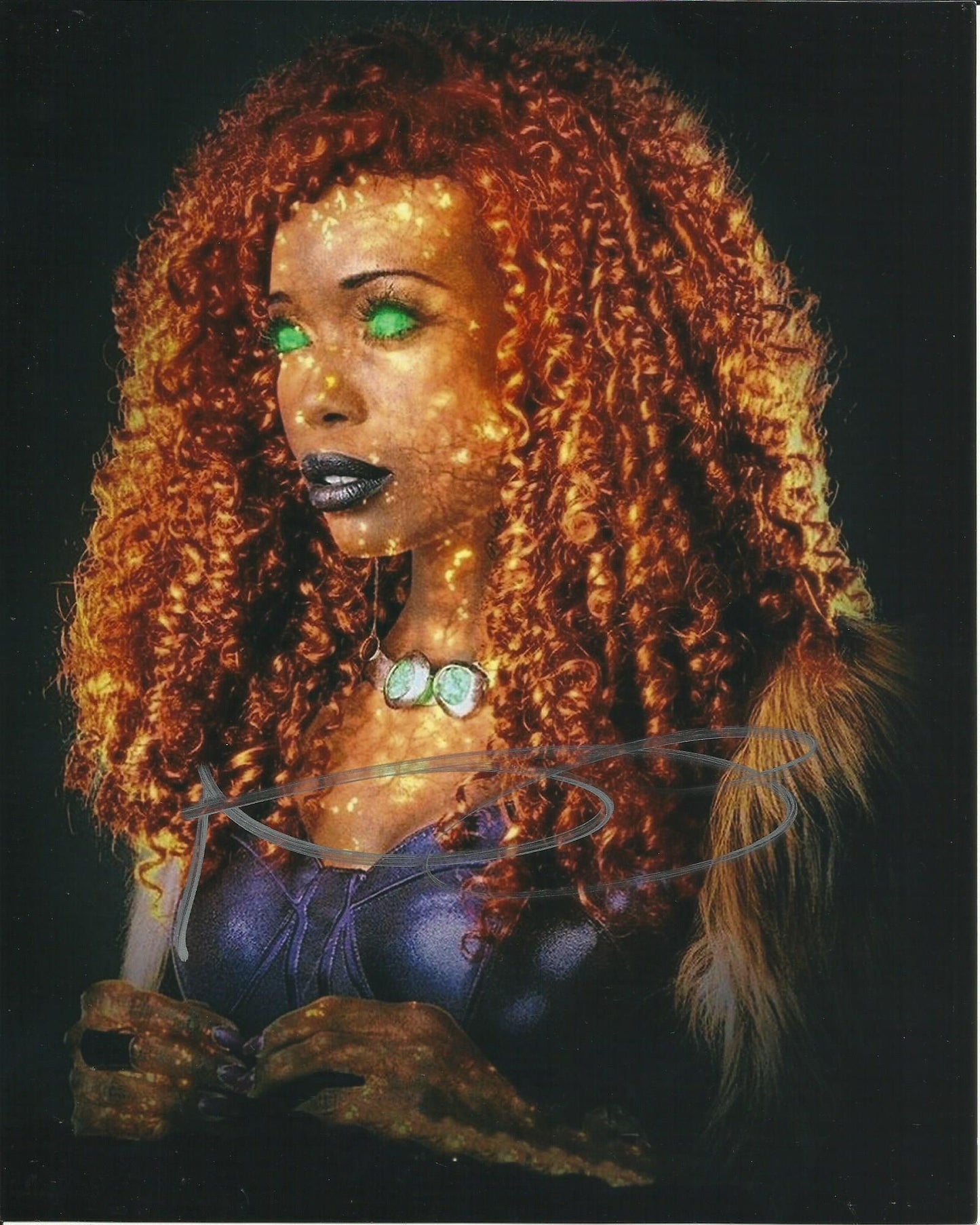 ANNA DIOP SIGNED TITANS 10X8 PHOTO (2)