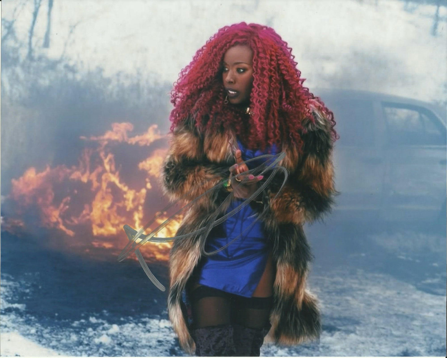 ANNA DIOP SIGNED TITANS 10X8 PHOTO (3)