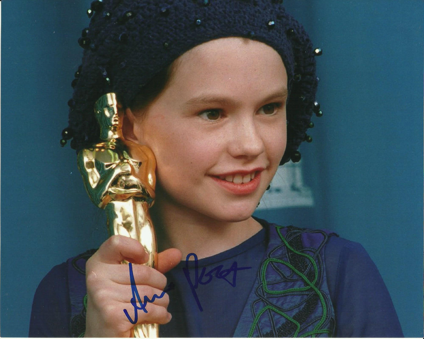 ANNA PAQUIN SIGNED OSCAR 10X8 PHOTO