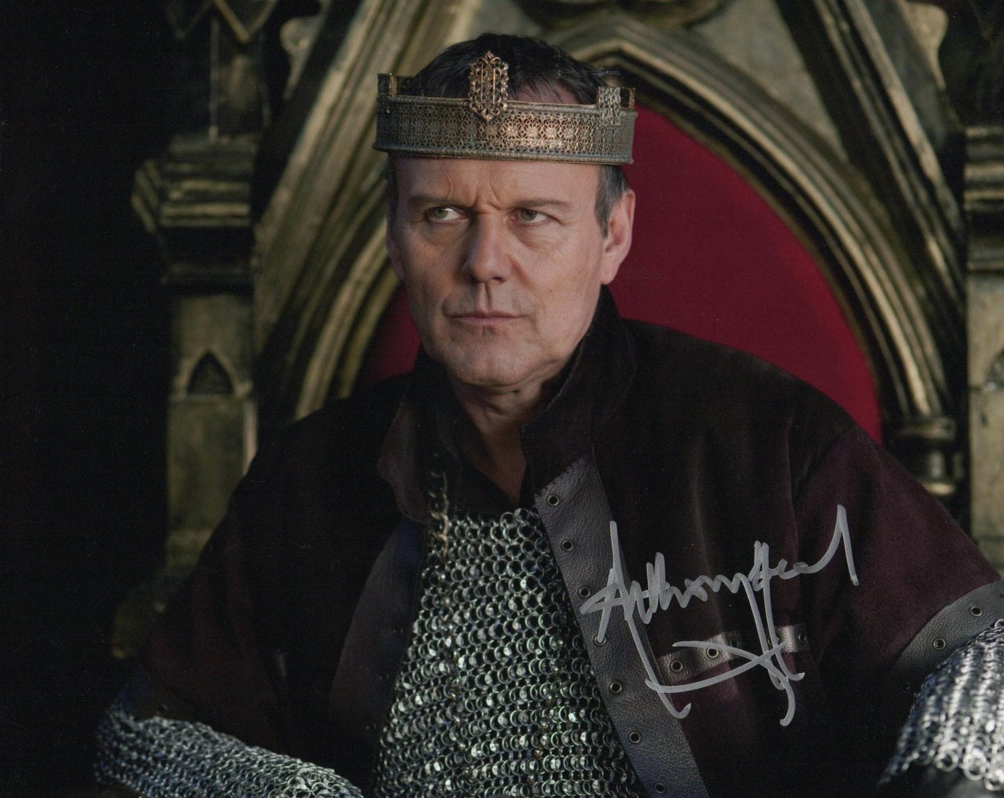 ANTHONY HEAD SIGNED MERLIN 8X10 PHOTO (5)