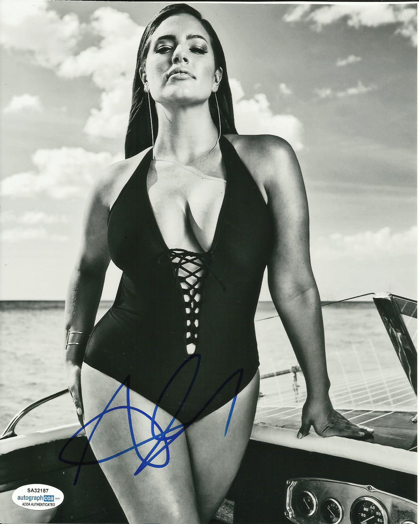 ASHLEY GRAHAM SIGNED SEXY 10X8 PHOTO (2) ALSO ACOA
