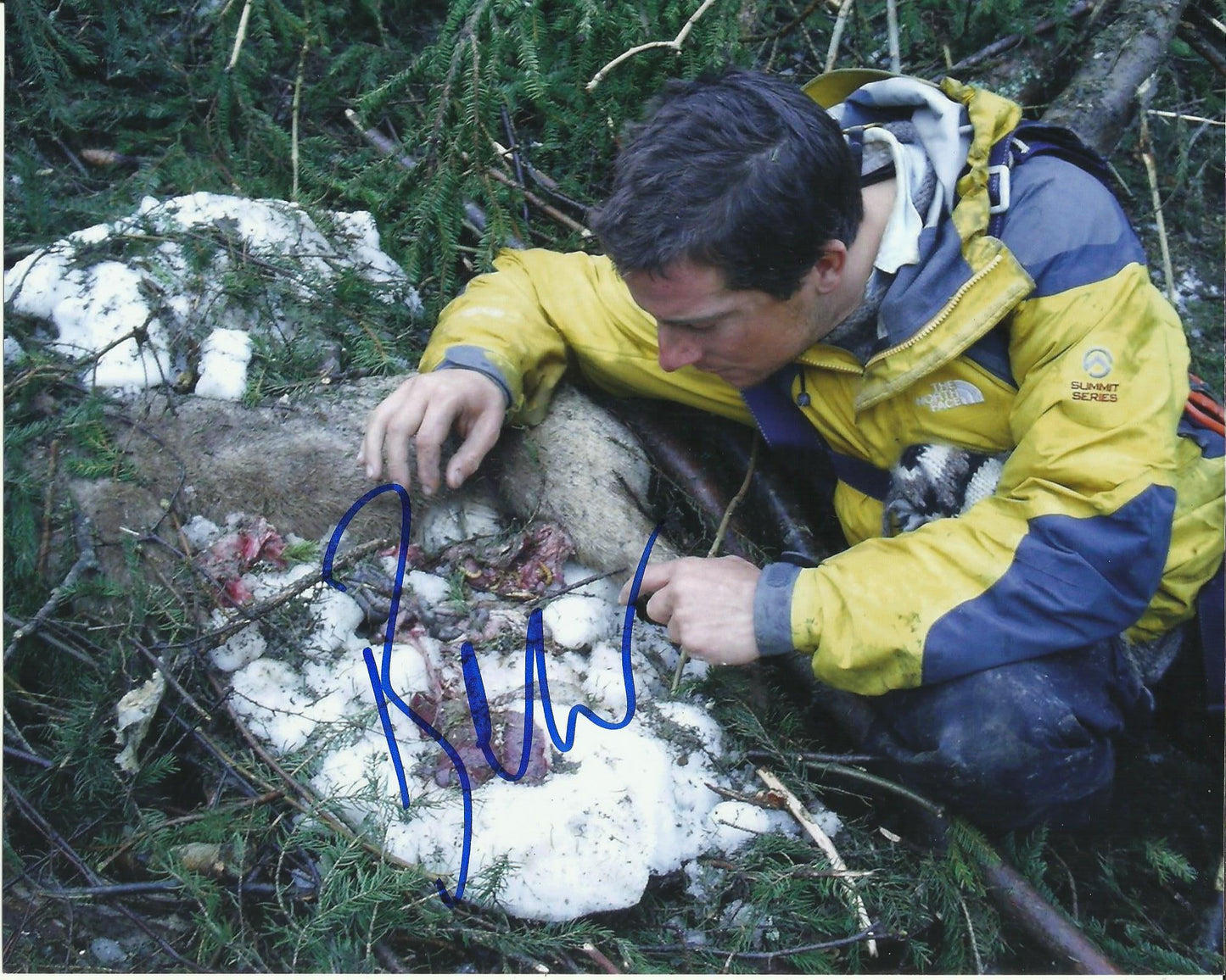 BEAR GRYLLS SIGNED 8X10 PHOTO (2)