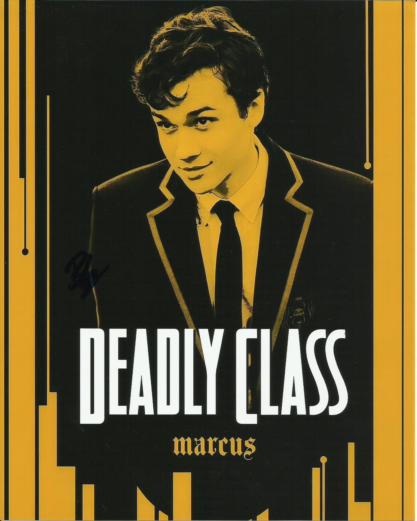 BENJAMIN WADSWORTH SIGNED DEADLY CLASS 8X10 PHOTO (2)