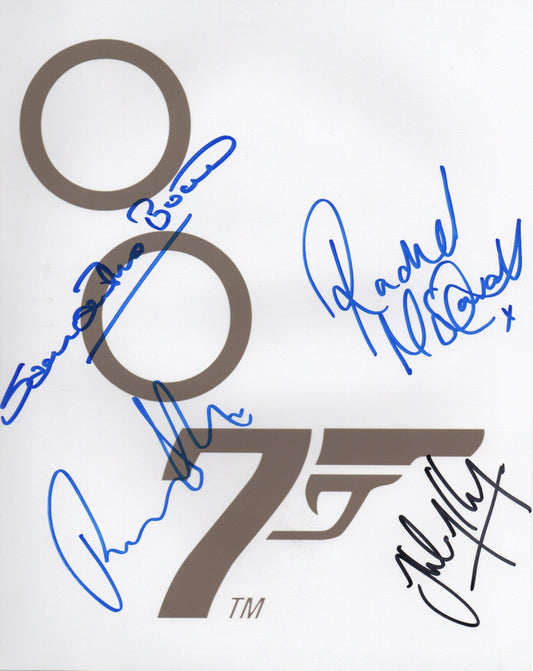 BOND CAST SIGNED 10X8 PHOTO (1) R PIKE, S BOND, H MCCRORY AND RACHEL MCDOWELL