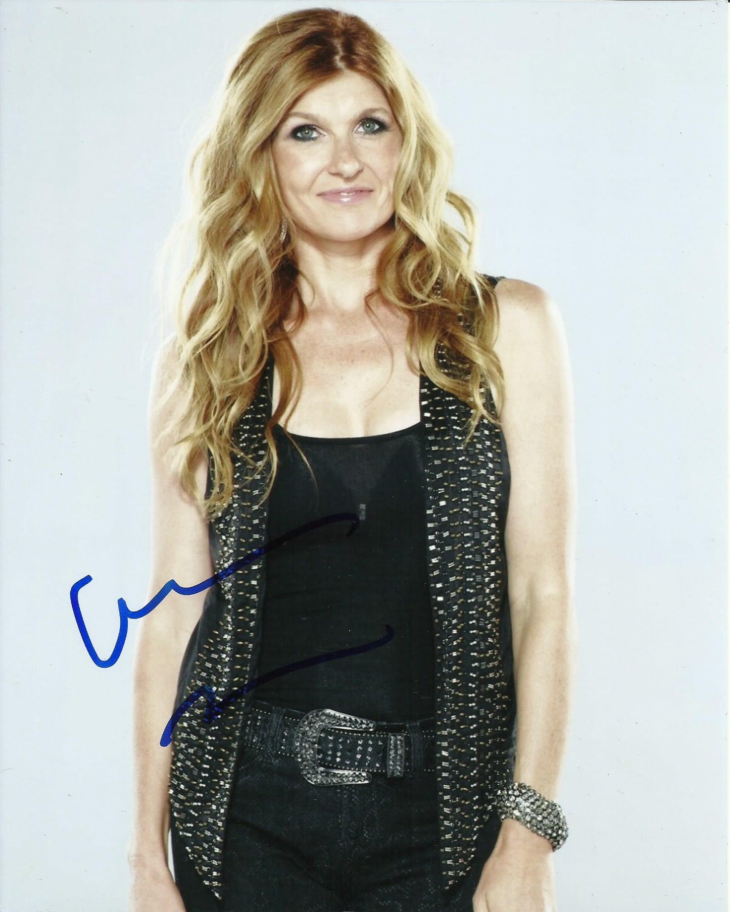 CONNIE BRITTON SIGNED SEXY 10X8 PHOTO (2)