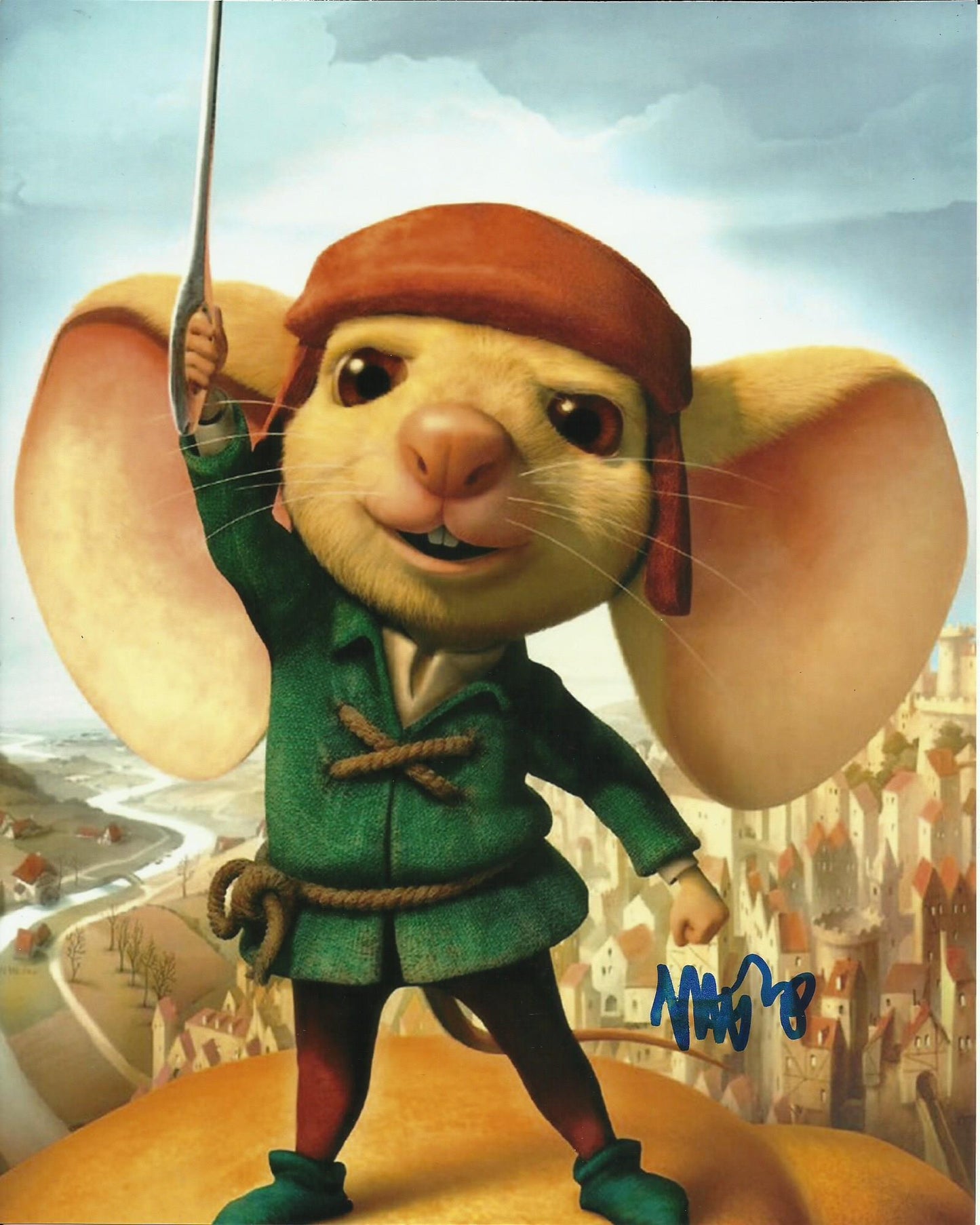 MATTHEW BRODERICK SIGNED THE TALE OF DESPEREAUX 8X10 PHOTO