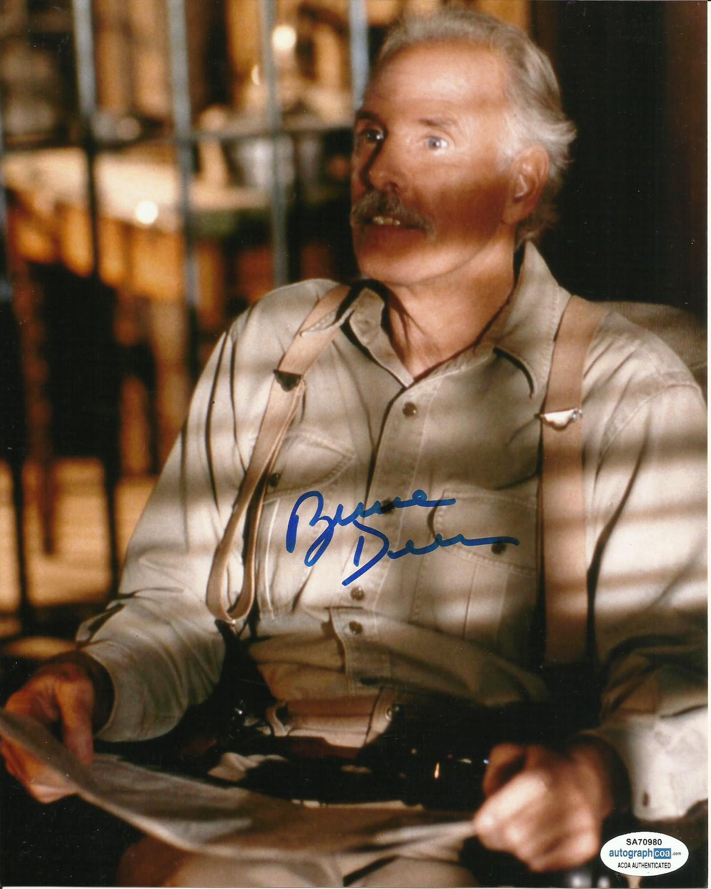 BRUCE DERN SIGNED LAST MAN STANDING 8X10 PHOTO ALSO ACOA CERTIFIED