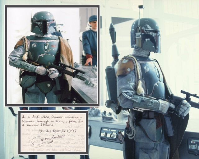 JEREMY BULLOCH SIGNED STAR WARS PHOTO MOUNT UACC REG 242 (1)