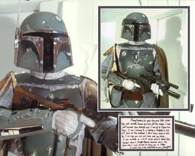 JEREMY BULLOCH SIGNED STAR WARS PHOTO MOUNT UACC REG 242 (2)