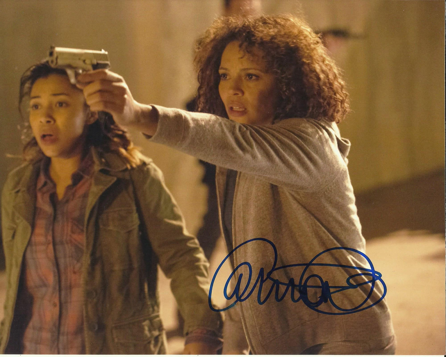 CARMEN EJOGO SIGNED THE PURGE 10X8 PHOTO