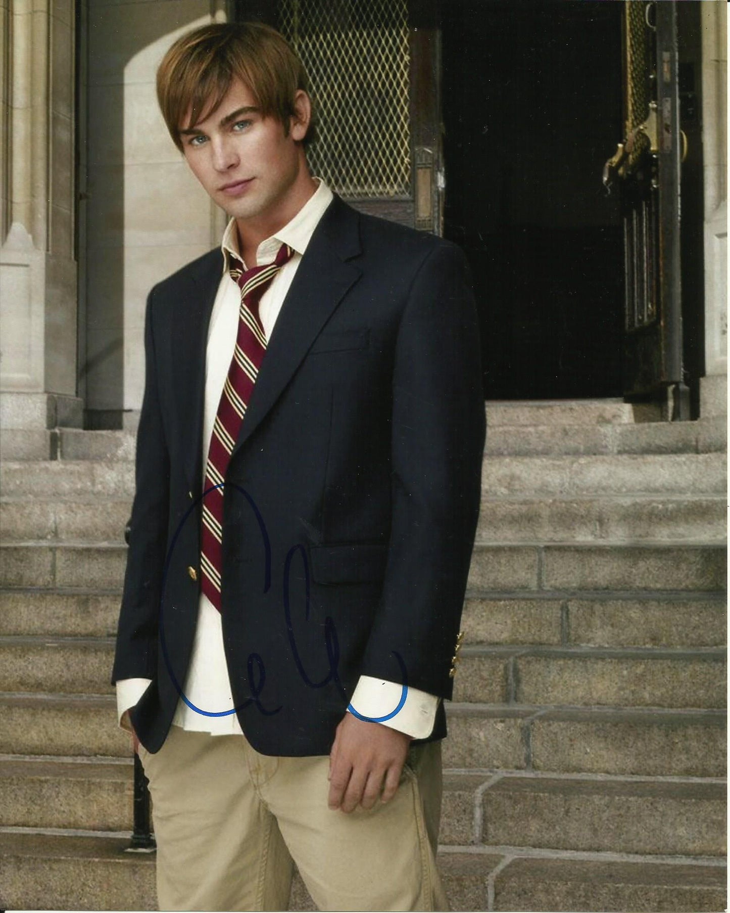 CHACE CRAWFORD SIGNED GOSSIP GIRL 8X10 PHOTO (1)