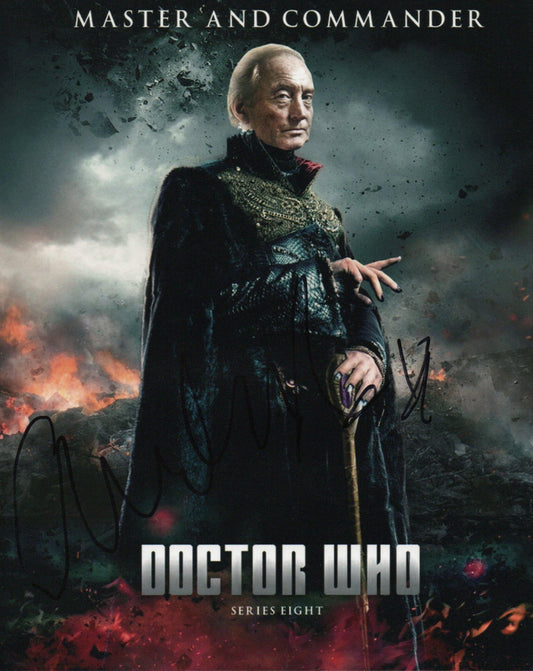 CHARLES DANCE SIGNED DOCTOR WHO 8X10 PHOTO (1)