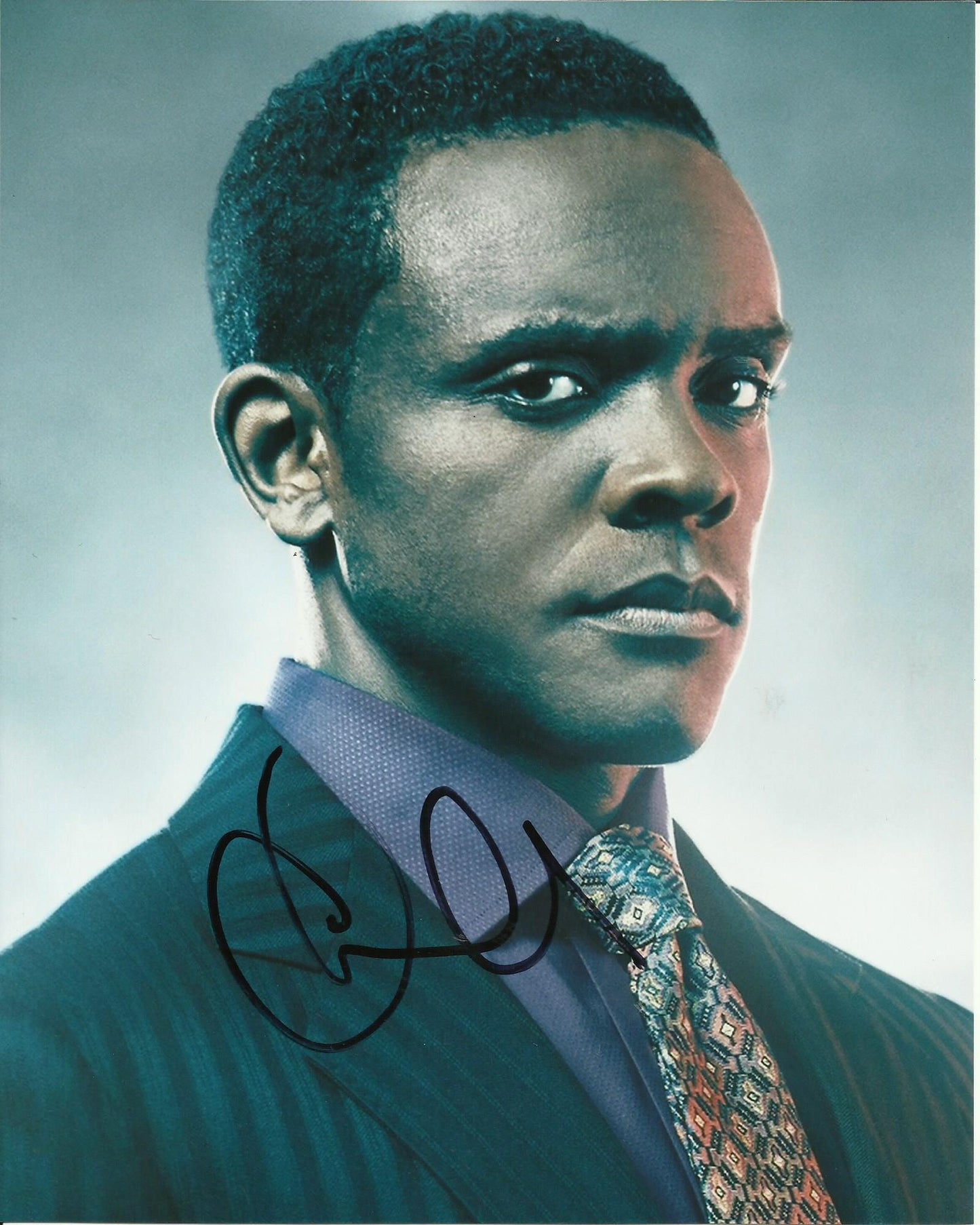 CHRIS CHALK SIGNED GOTHAM 8X10 PHOTO (1)