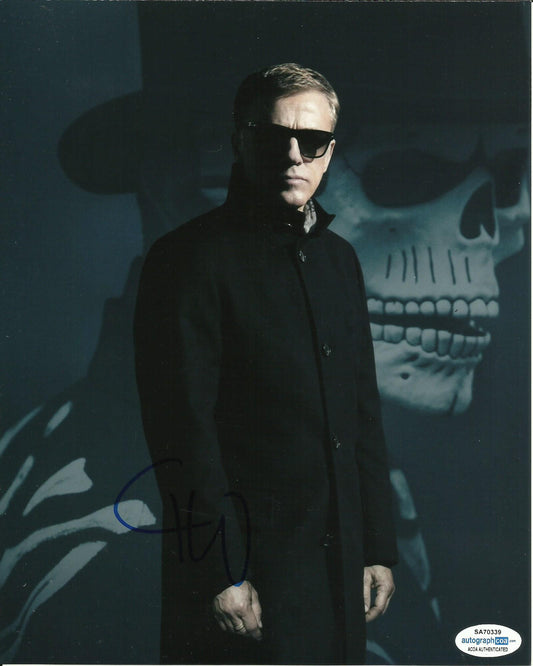 CHRISTOPH WALTZ SIGNED SPECTRE 8X10 PHOTO (2) ALSO ACOA CERTIFIED
