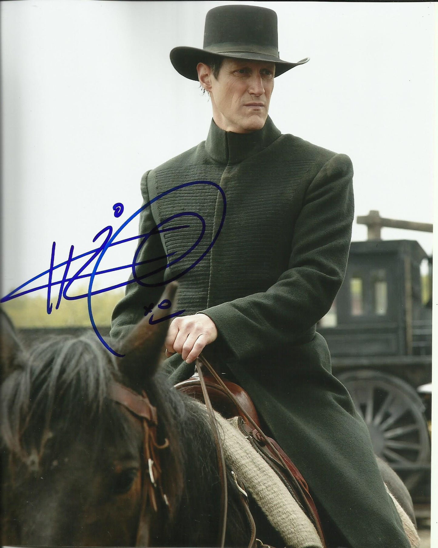 CHRISTOPHER HEYERDAHL SIGNED HELL ON WHEELS 8X10 PHOTO (1)