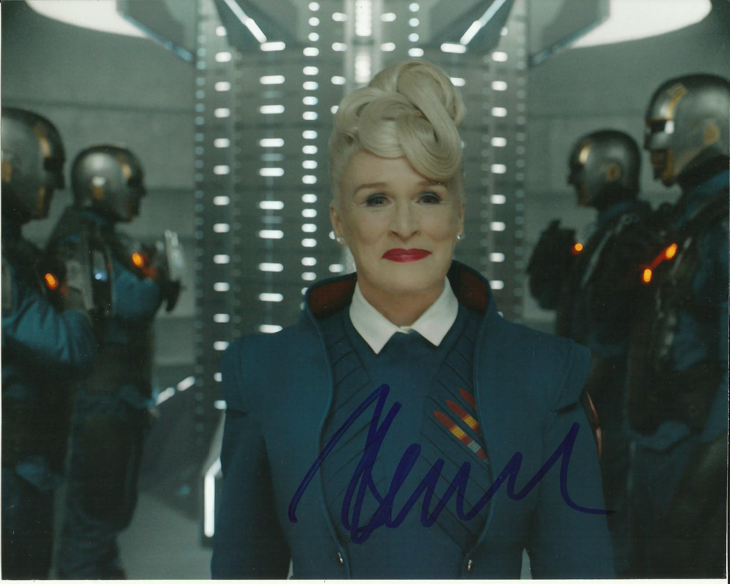 GLENN CLOSE SIGNED GUARDIANS OF THE GALAXY 10X8 PHOTO (1) ACOA