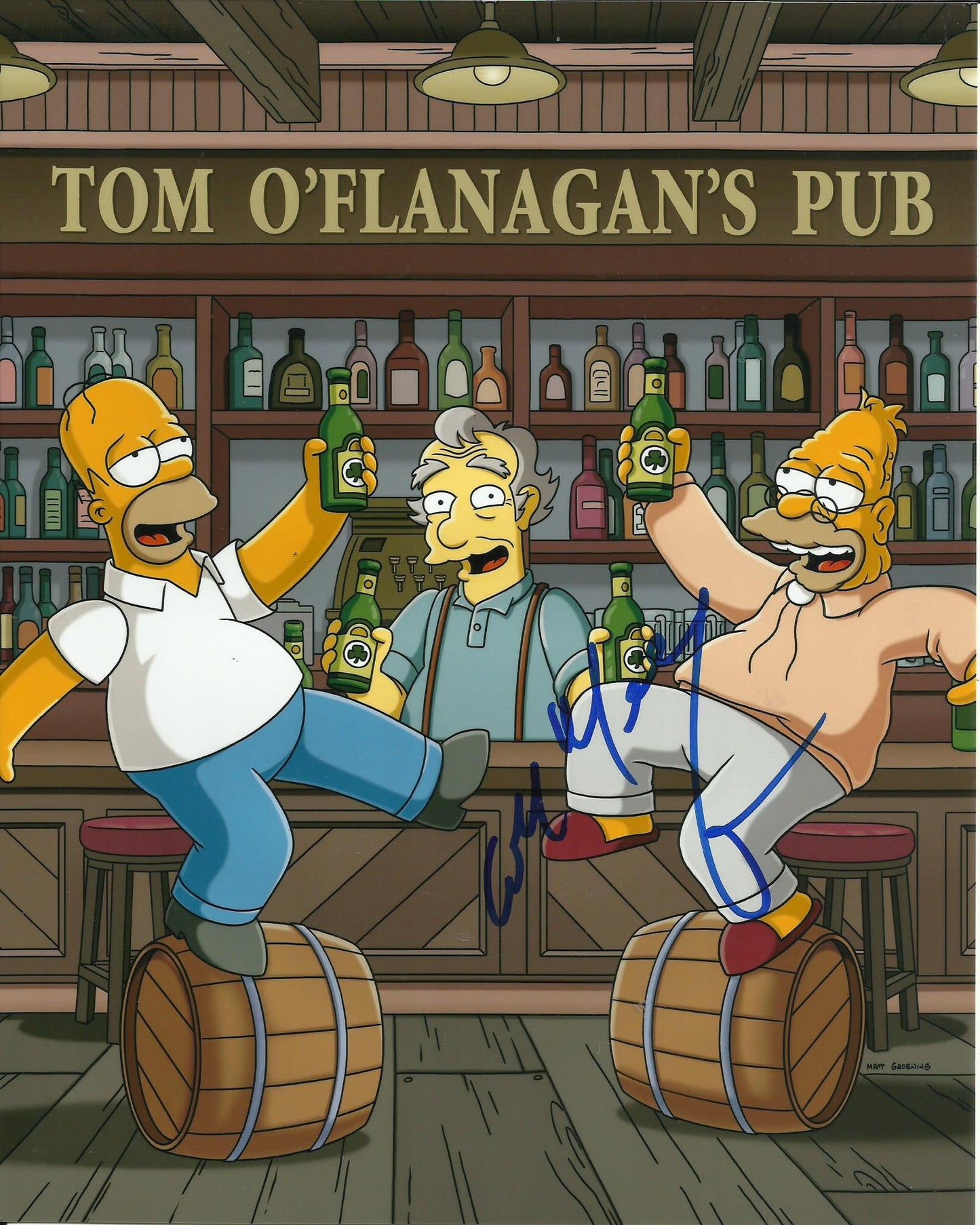 COLM MEANEY SIGNED SIMPSONS 8X10 PHOTO (1)