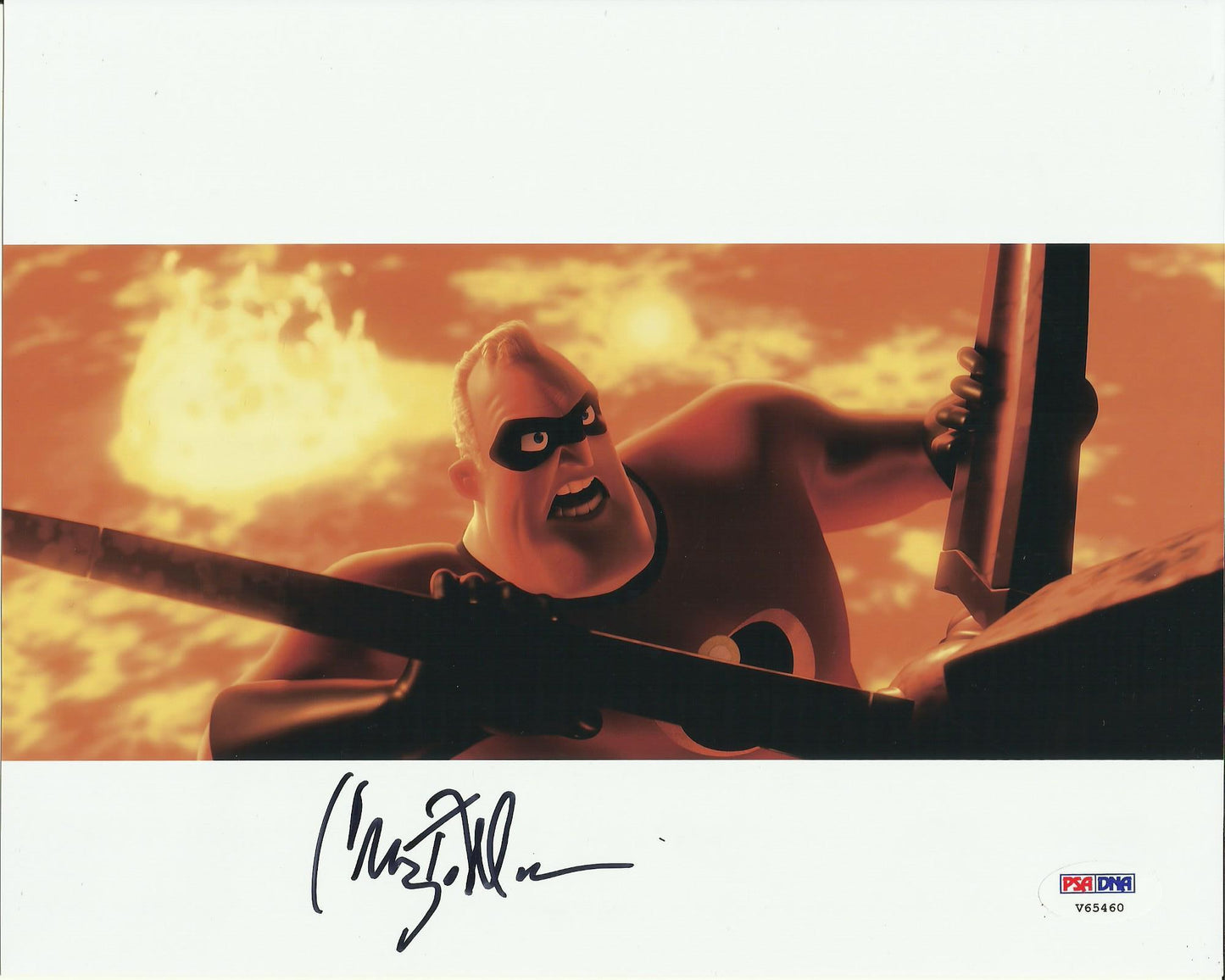 CRAIG T NELSON SIGNED THE INCREDIBLES 8X10 PHOTO ALSO PSA/DNA CERTIFIED
