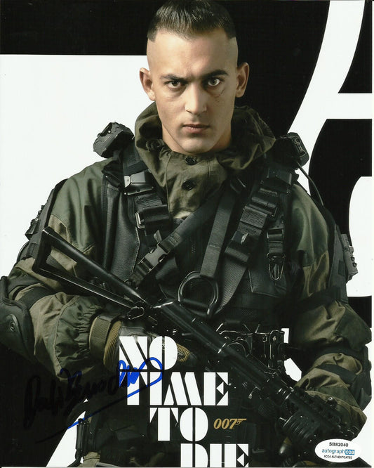 DALI BENSSALAH SIGNED NO TIME TO DIE 8X10 PHOTO (1) ALSO ACOA