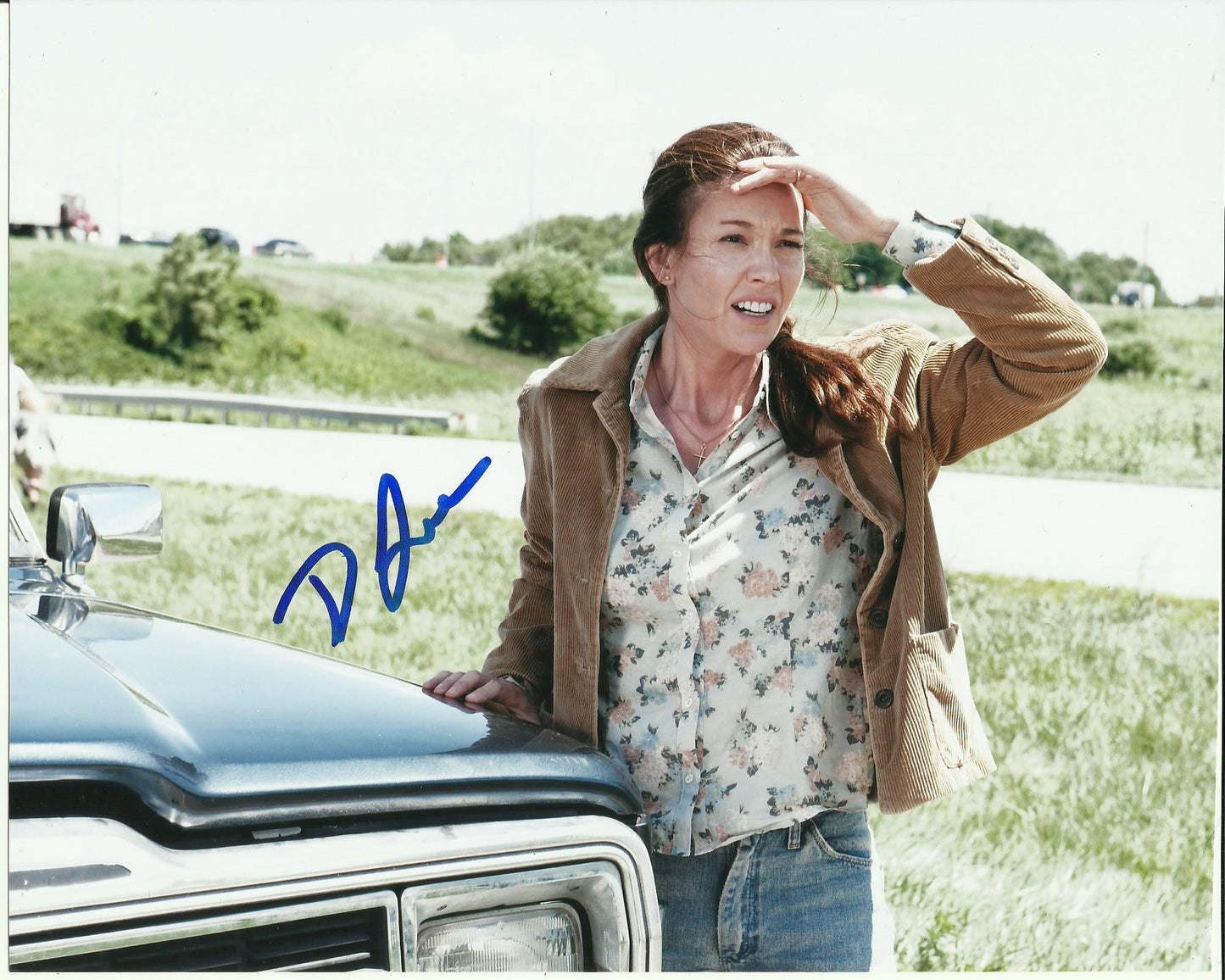 DIANE LANE SIGNED MAN OF STEEL 10X8 PHOTO (1)