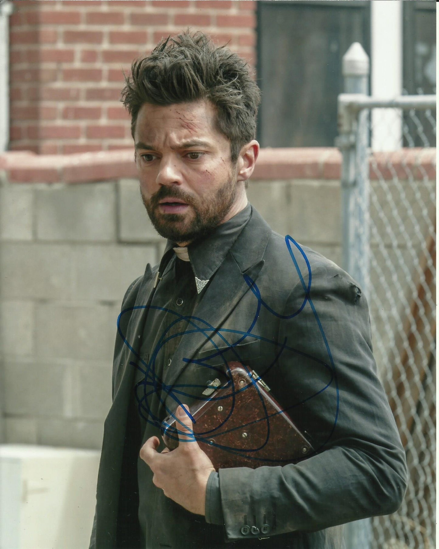 DOMINIC COOPER SIGNED PREACHER 8X10 PHOTO (3)