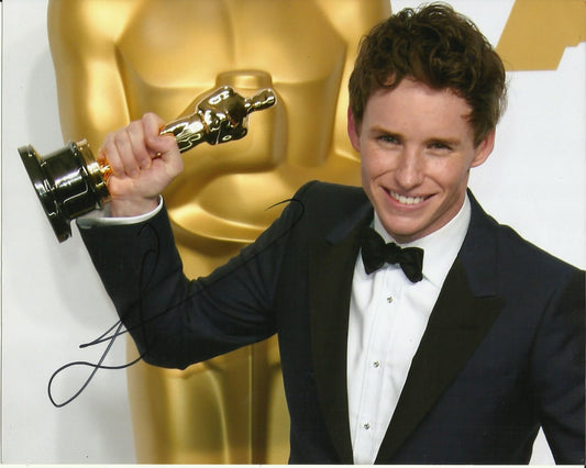 EDDIE REDMAYNE SIGNED OSCAR 8X10 PHOTO (1)