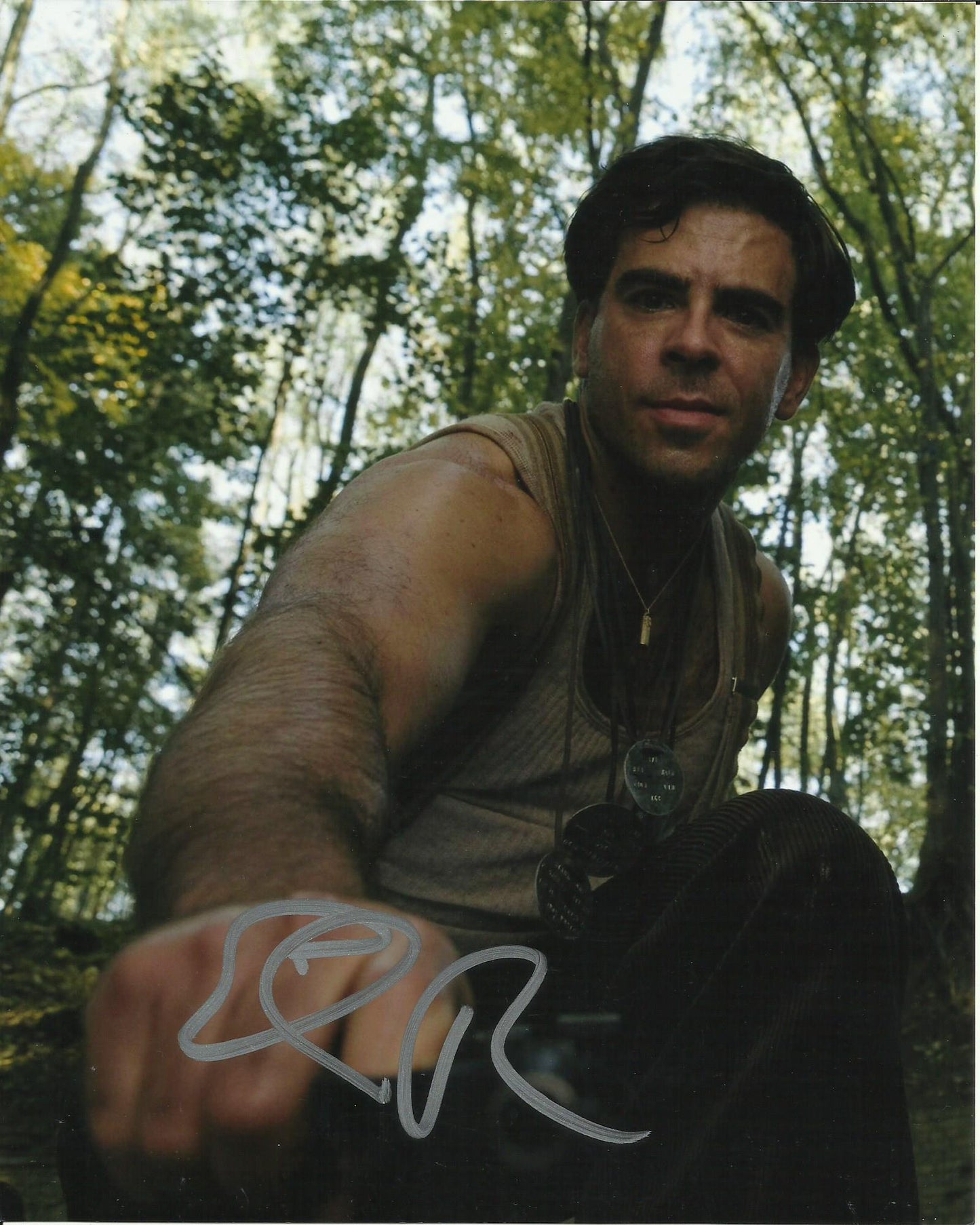 ELI ROTH SIGNED INGLORIOUS 8X10 PHOTO