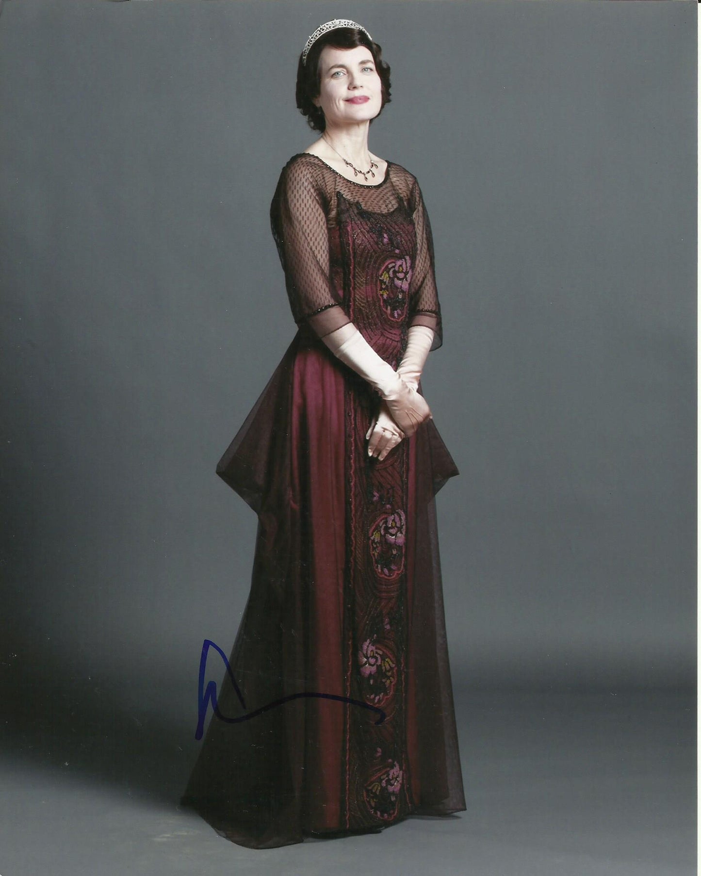 ELIZABETH McGOVERN SIGNED DOWNTON ABBEY 10X8 PHOTO (1)
