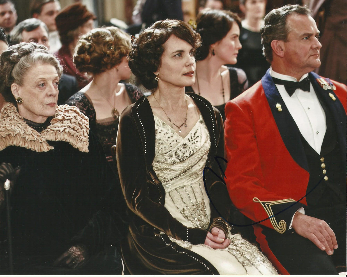 ELIZABETH McGOVERN SIGNED DOWNTON ABBEY 10X8 PHOTO (2)