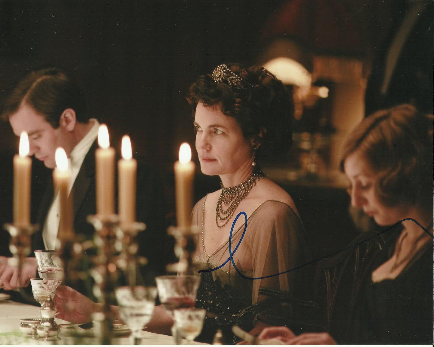 ELIZABETH McGOVERN SIGNED DOWNTON ABBEY 10X8 PHOTO (5)