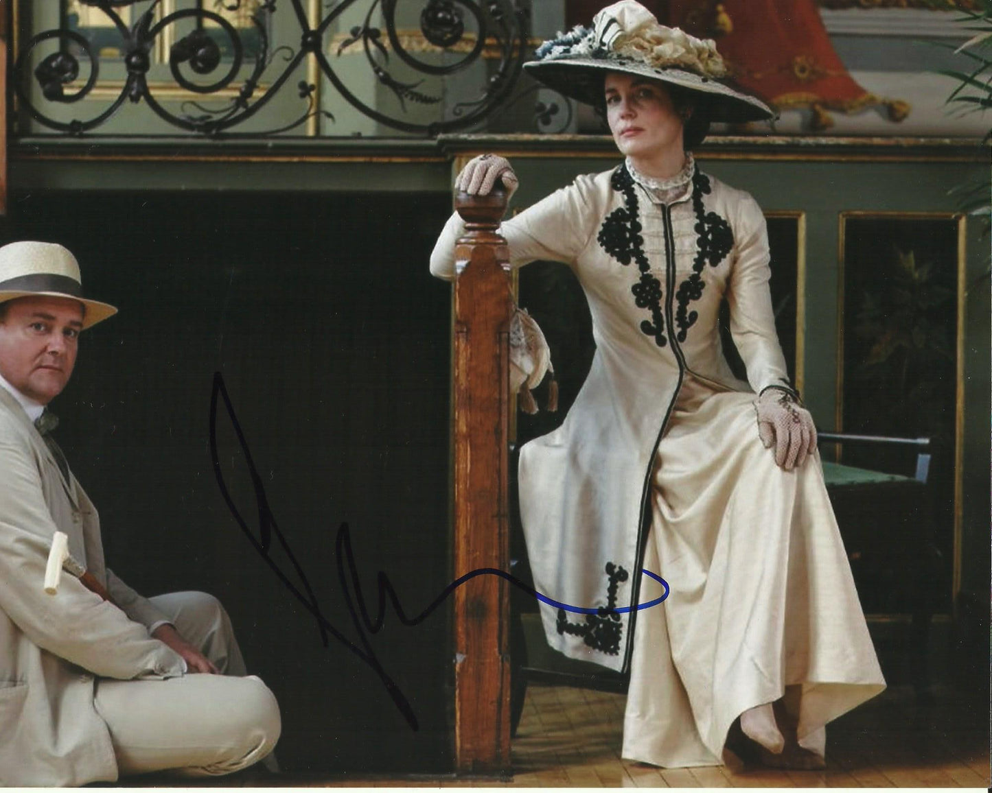 ELIZABETH McGOVERN SIGNED DOWNTON ABBEY 10X8 PHOTO (3)